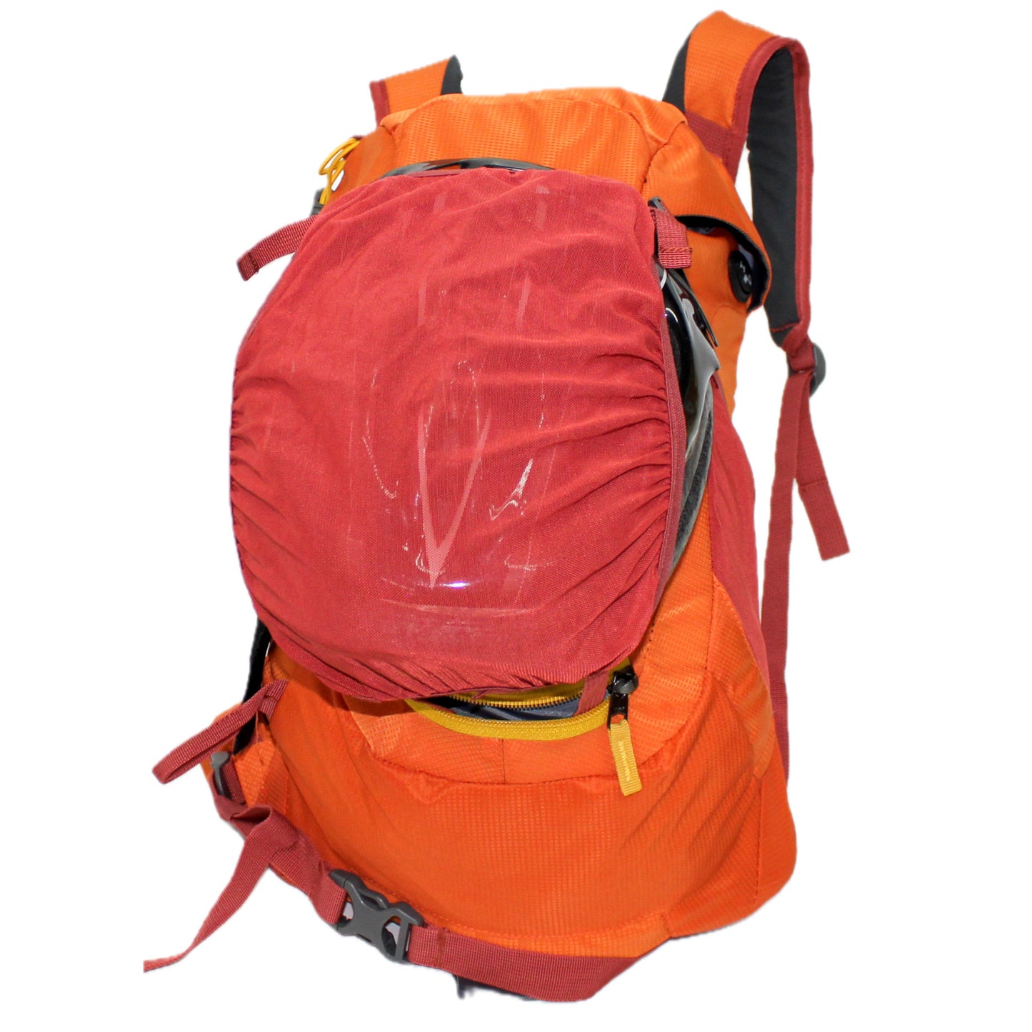 RU30N-OR Wanderrucksack 18L orange | Mit Trampolin-Rücken | Sehr-Leicht