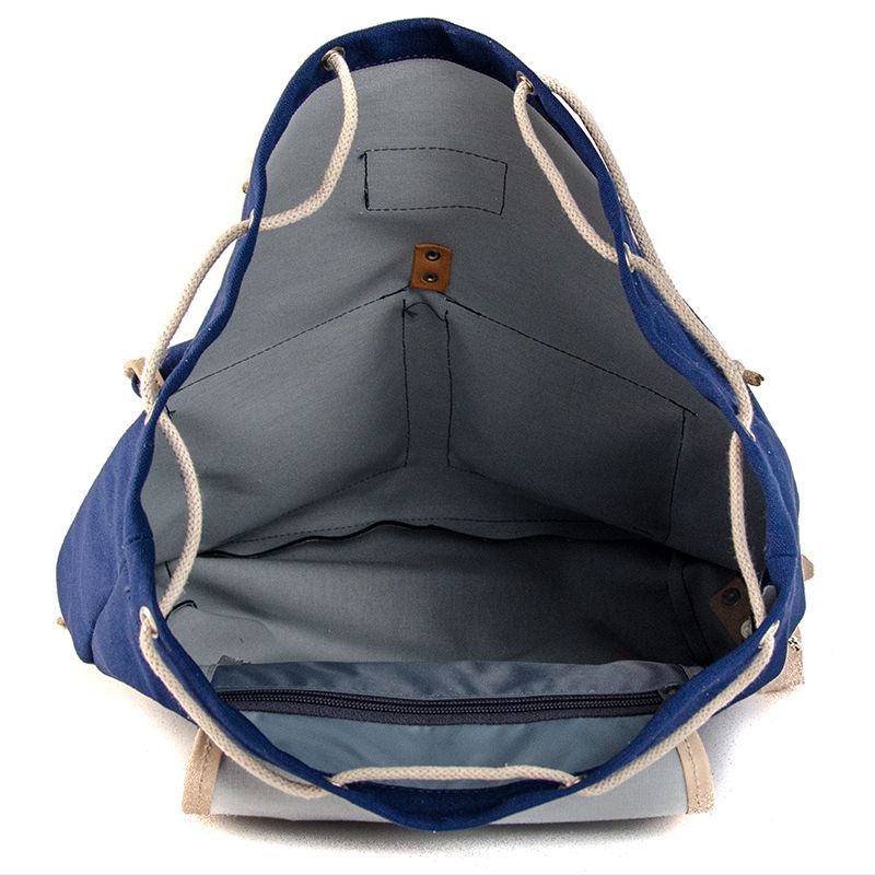 RU137Pla cotton backpack 17 l blue - available from Oct. 2020