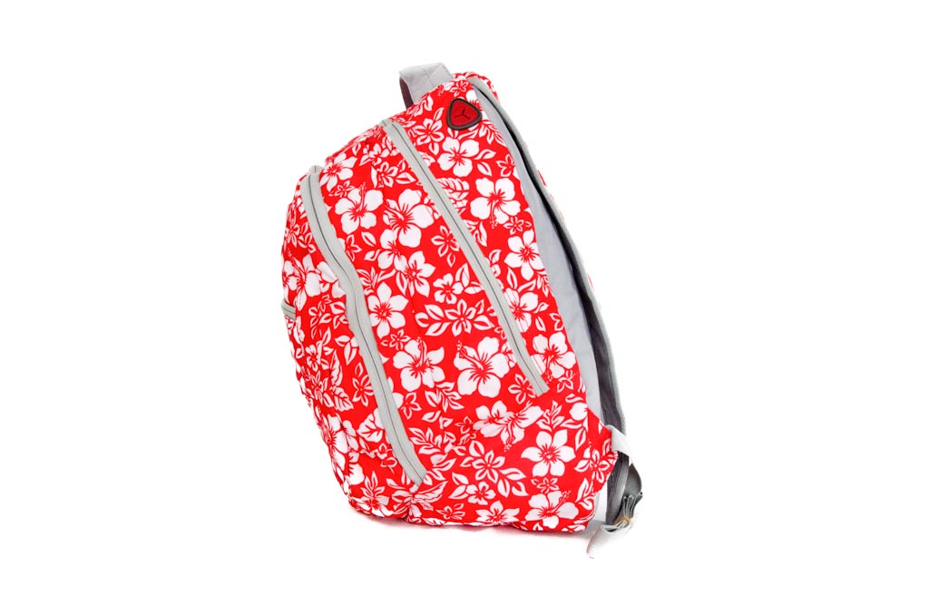 RU145 City & u. Hiking backpack flowers, red