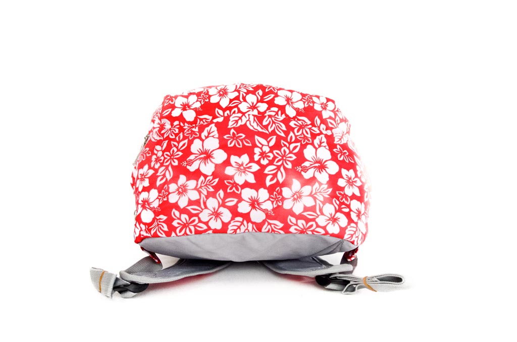 RU145 City & u. Hiking backpack flowers, red