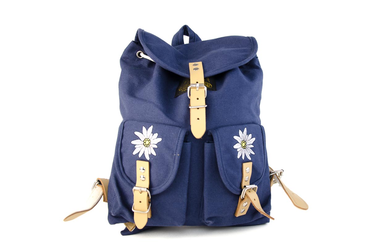 RU1379 Edelweiss Wander- u. City-Rucksack ca 8L Dunkelblau
