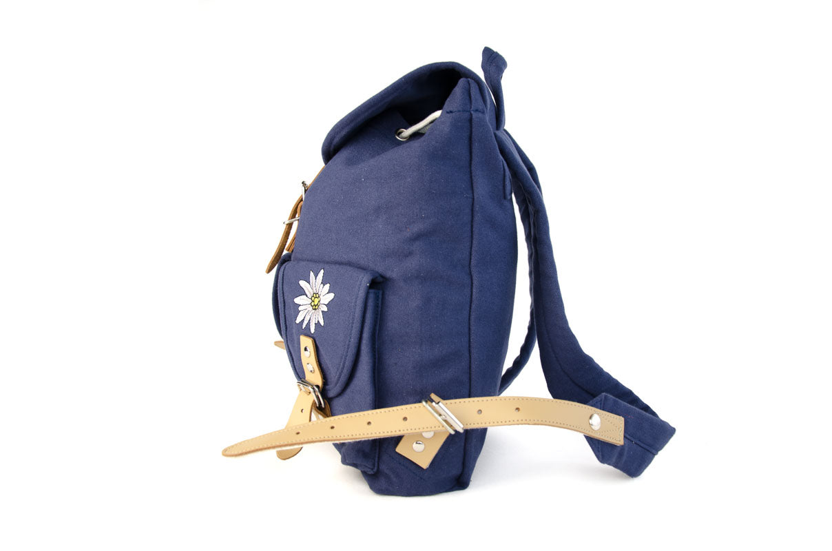 RU1379 Edelweiss Wander- u. City-Rucksack ca 8L Dunkelblau