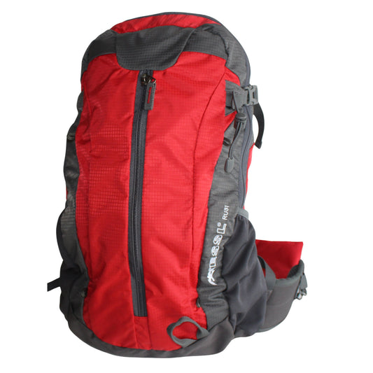 RU31 Hiking Backpack Taxed Necklace 25 L Red